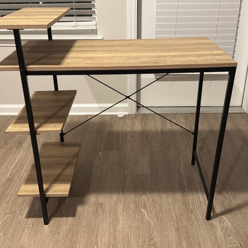 Modern Black and Brown desk